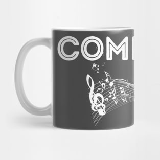 Composer Design for Music Composers Mug